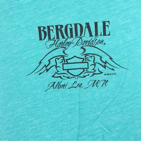 Harley Davidson Woman’s Mesh 3/4 Sleeve Tee - Picture 5 of 11